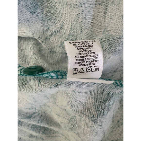 Woman Within Green Tropical Floral Knit Maxi Dress w/Pockets Size 22/24 1X 2X 3X - Picture 9 of 9